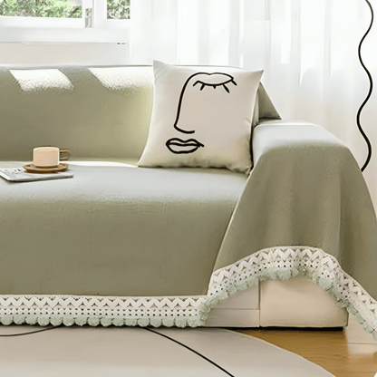 Green Elegance Elegance Chenille Sofa Cover : [EM-SC-32]