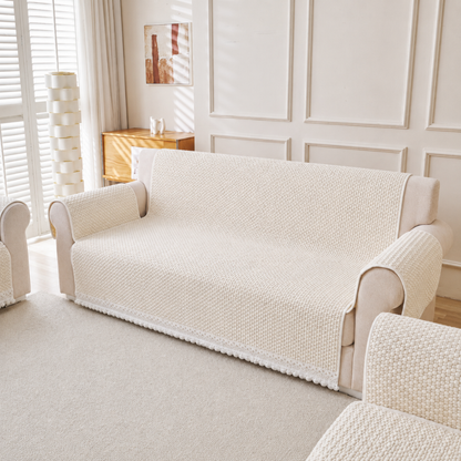 Premium Textured Chenille Sofa Protector Cover(EM-SCN007)