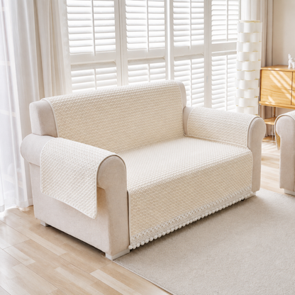 Premium Textured Chenille Sofa Protector Cover(EM-SCN007)