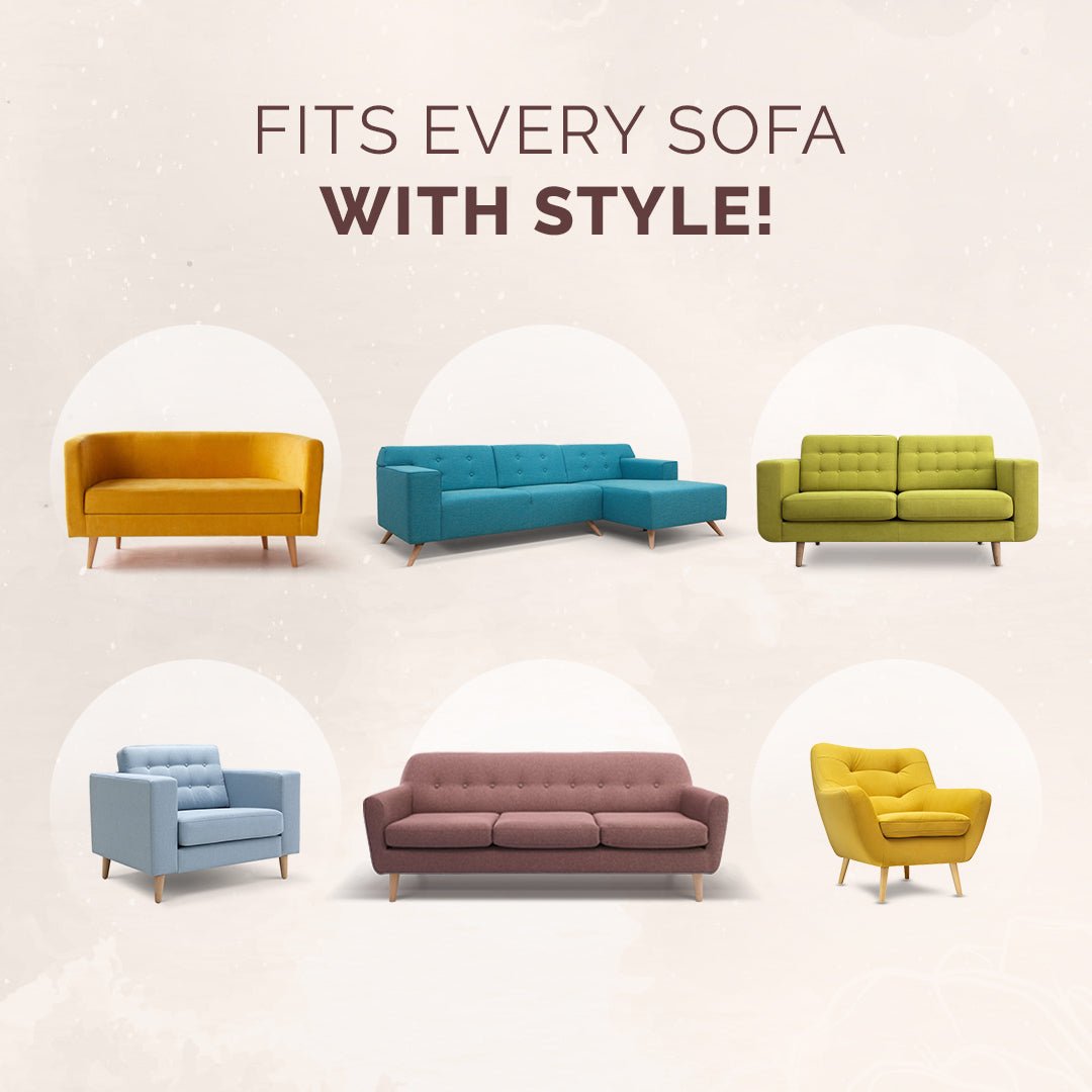 Coffee Elegance Elegance Chenille Sofa Cover