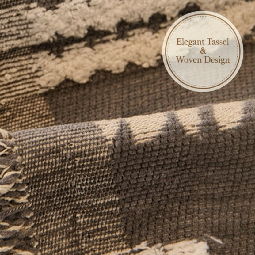 Grey Elegance Chenille Sofa Cover : [EM-SC-47]