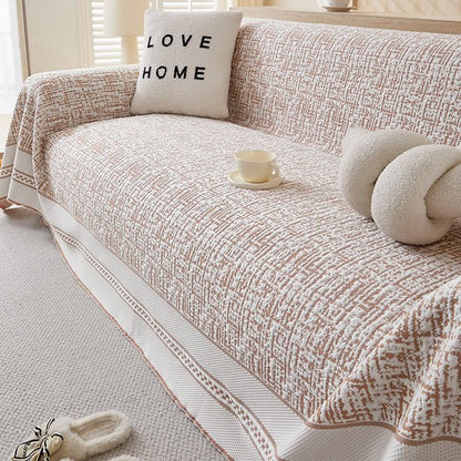 Luxury Chenille Sofa Cover : [EM-SC-34]